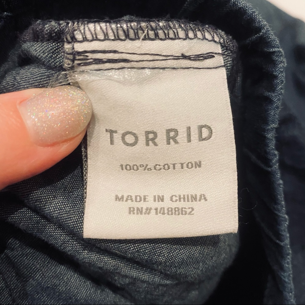 Torrid Chambray Utility Jacket - image 7